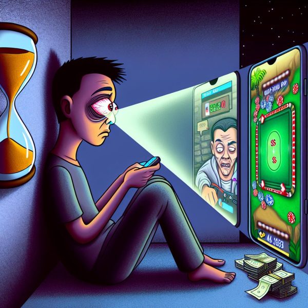 Addiction to mobile games