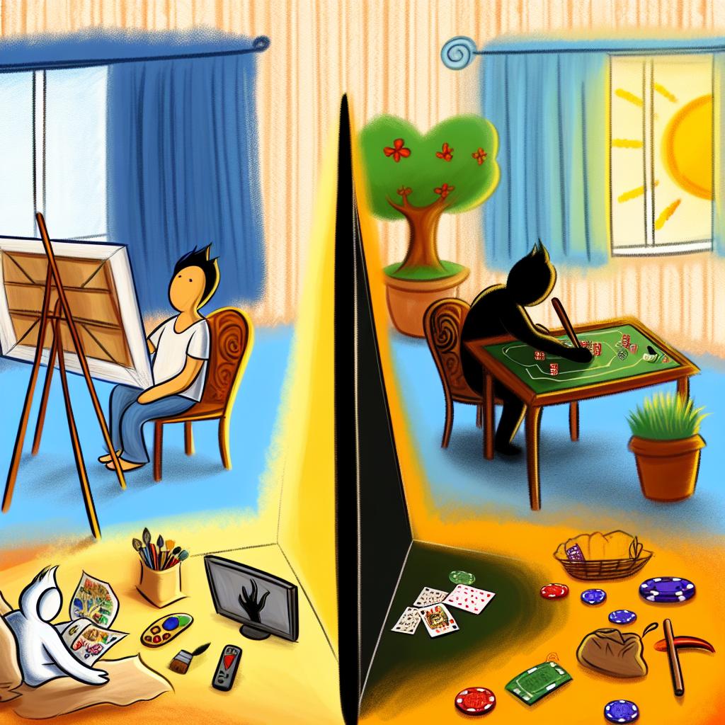 Encouraging alternative hobbies and activities