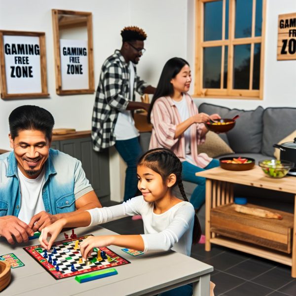 Setting gaming-free zones in the home